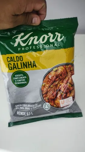 Caldo de galinha Knorr, fechei o restaurante e estou vendendo