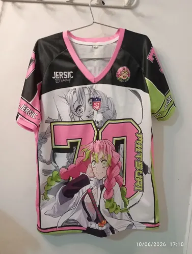 Blusa kAnroji demon Slayer kimetsu no yaiba rosa time otaku