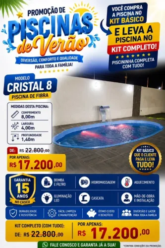 Promoção piscina completa