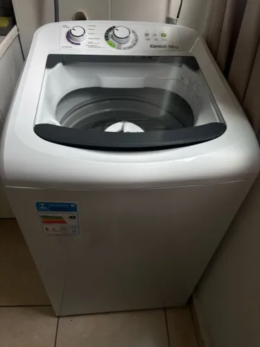 Máquina de Lavar Consul 12KG Automática Ciclo Edredon cesto inox