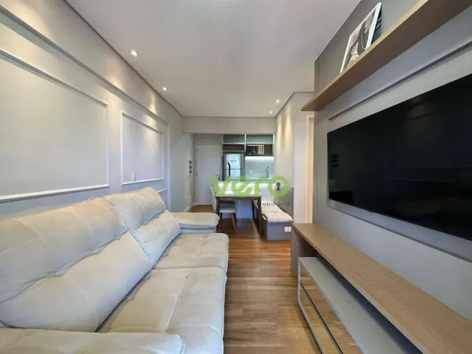 Apartamento com 1 dormitório para alugar, 54 m² por R$ 3.057,00/mês - Vila Rehder - Americ
