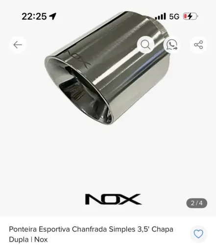 Ponteira esportiva NOX