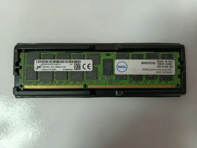 Memória Ram Server 16gb Ddr3l 1333mhz Ecc Reg Pc3l-10600r Dell