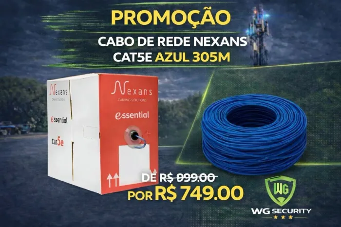 CABO DE REDE CAT5 E NEXANS 