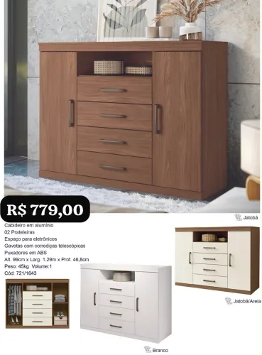 Cômoda Havana - Promoção 
