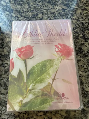 BÍBLIA DE ESTUDO SHEDD NOVA acompanha capa plástica 