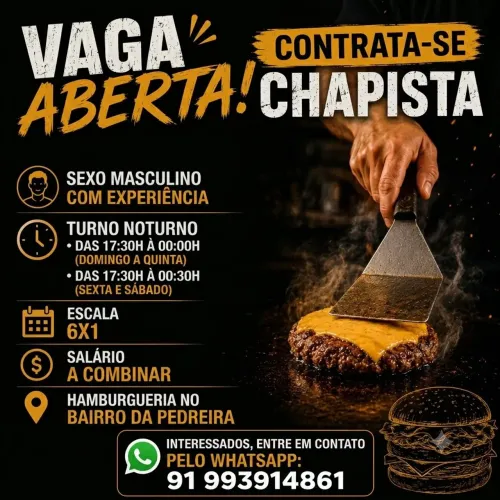VAGA DE CHAPISTA