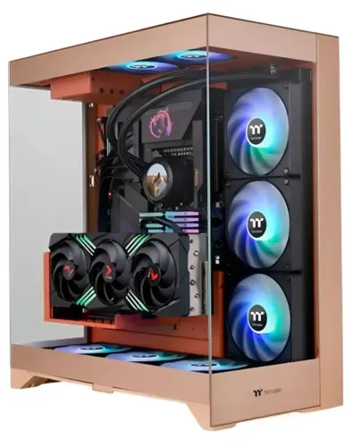 Gabinete Gamer CTE E550 Thermaltake Premium. Gravel Sand Mid Tower .Usado ver descricao!!!