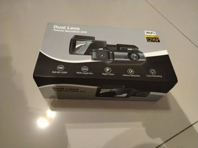 Câmera veicular Dual Lens