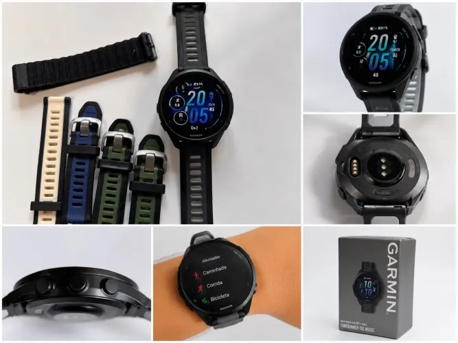 relógio Garmin 165 music novo 