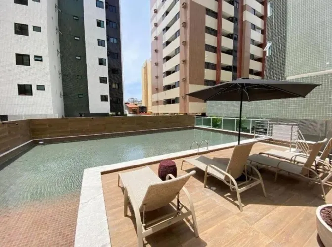 Apartamento 2 Quartos para Locação em Maceió, Jatiúca, 2 dormitórios, 1 suíte, 2 banheiros
