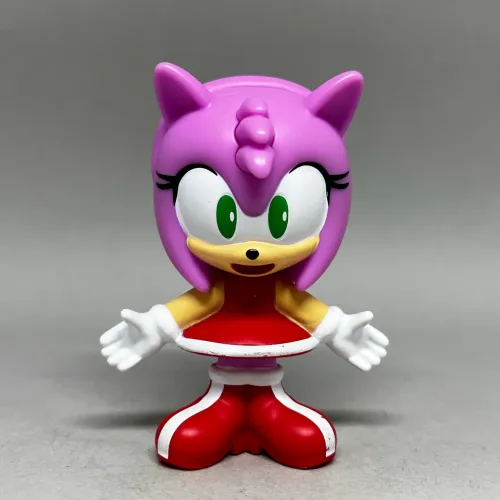 Boneco Action Figure Amy Rose Coleção Burger King