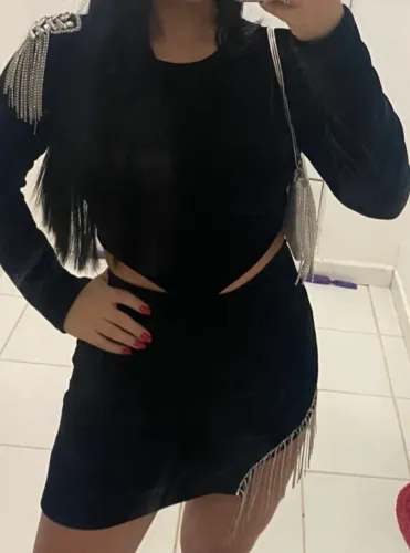 Conjunto em veludo