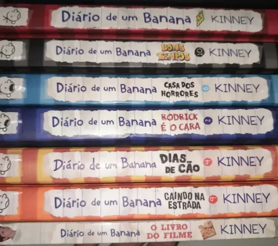 Coleção 7 Livros Diário De Um Banana