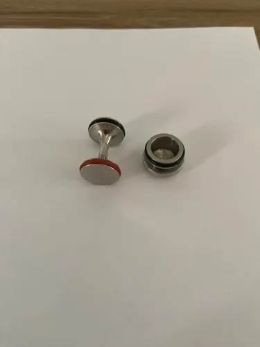 Stopper flauta transversal de metal com Coroa( tampa)