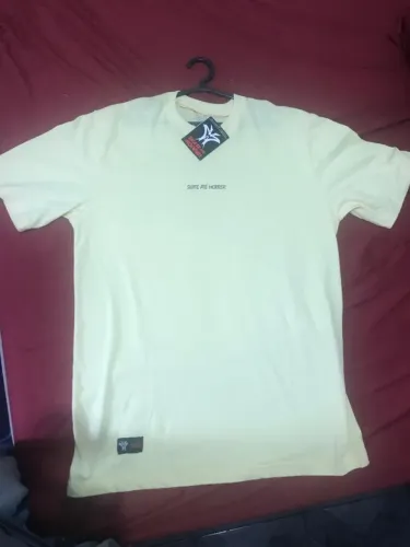 Camiseta SKATE ATÉ MORRER amarela Tam XG