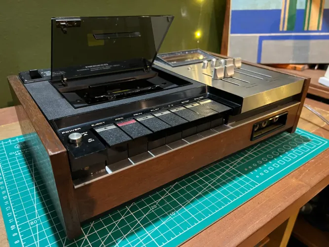 toca fitas pioneer cassete tape deck t-3500