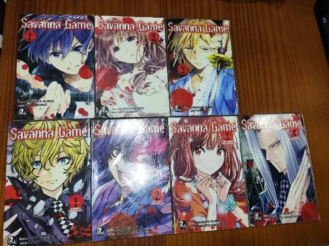 Lote Mangá Savanna Game - 7 Volumes (JBC)