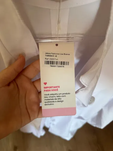 Jaleco da Dra.charm nunca usado