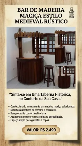 Barzinho madeira