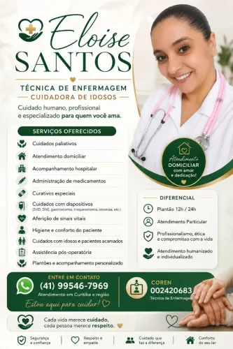 Cuidadora tec  enfermagem 