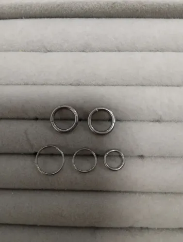 Kit argola piercing titânio