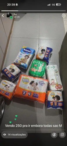 Vendo fralda M novas