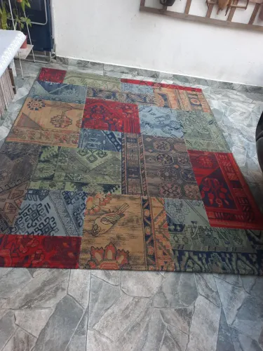 Tapete são Carlos patchwork sala ou copa 