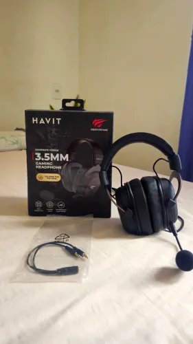 Headset Gamer Havit H2002d Original | Som Imersivo e Microfone de Alta Qualidade