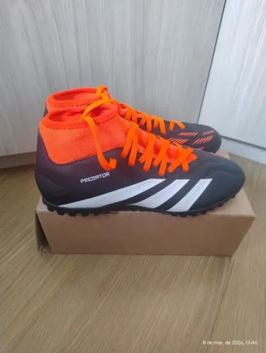 Chuteira Society Adidas Predator Club Sock (original).