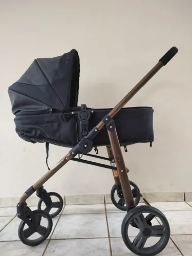 IMPERDÍVEL (GALZERANO) Carrinho de Bebê + Bebê Conforto + Base + colchonete