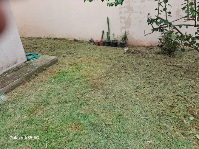 Trabalho com roçadeira 