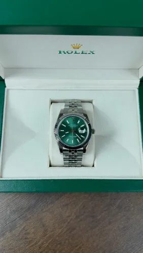 Relógio Rolex Datejust Mint Green