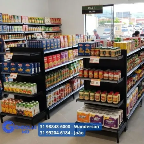 Gondolas para supermercado novas