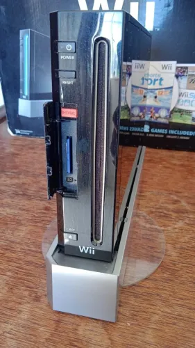 Nintendo wii preto completo com jogos e acessórios