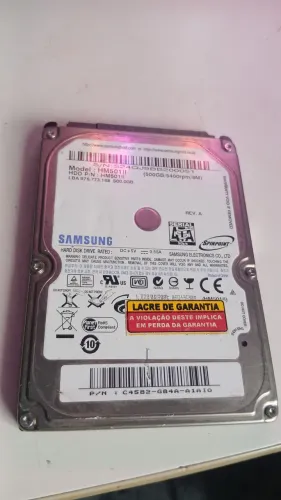 HD 500 GB Samsung Defeito