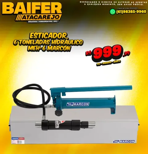Esticador 6 Toneladas Hidráulico MEh-6 Marcon