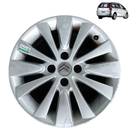 Roda Liga Avulsa Aro 16 4x108 Citroen Grand C4 Picasso 2008 - Prata