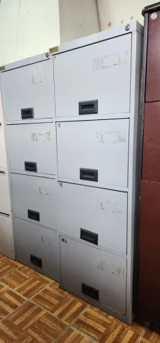 Arquivo de aço 4 gavetas com chave