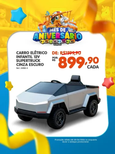 Carrinho elétrico novo