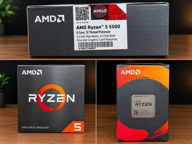 ? PROCESSADOR AMD RYZEN 5 5500 ? NOVO E LACRADO?