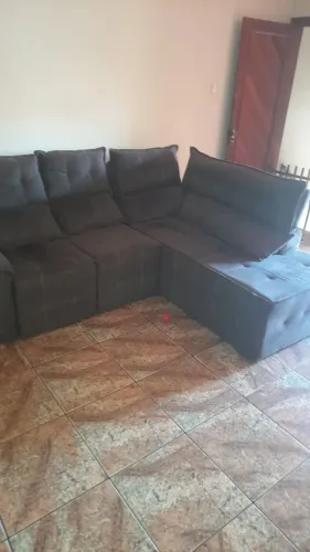 Sofá de canto retrátil 