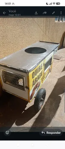 Carrinho de vender lanche