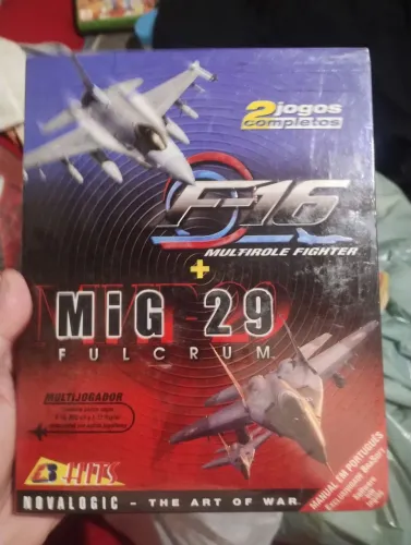 Game F-16 + Mig-29 (2 jogos completos) Lacrado Jogo de PC