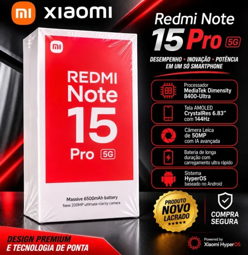 Smartphone Redmi Note 15 Pro 256GB