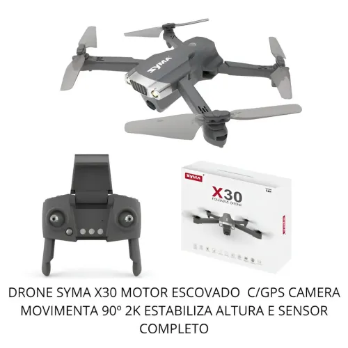 Drone de entrada SYMA X30 (Filma e tira foto)