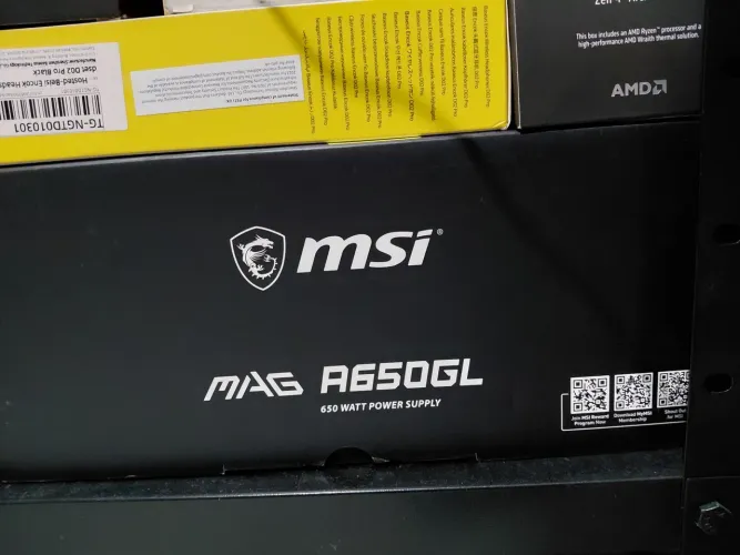 Fonte MSI 650w Full modular com caixa ,todos os cabos ,caixa ,nf