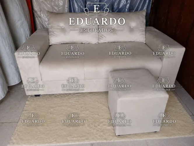 SOFÁ UNITÁRIO + POOF DE BRINDE