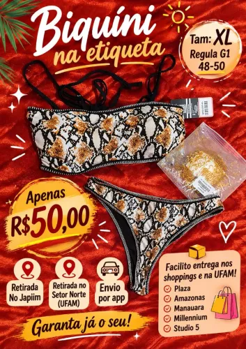Biquíni na etiqueta 