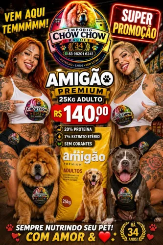 RAÇÃO AMICÃO PREMIUM 25KG ADULTO. CARNE